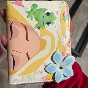 Disney Tangled Loungefly Cream and Pink Princess Wallet NWTs